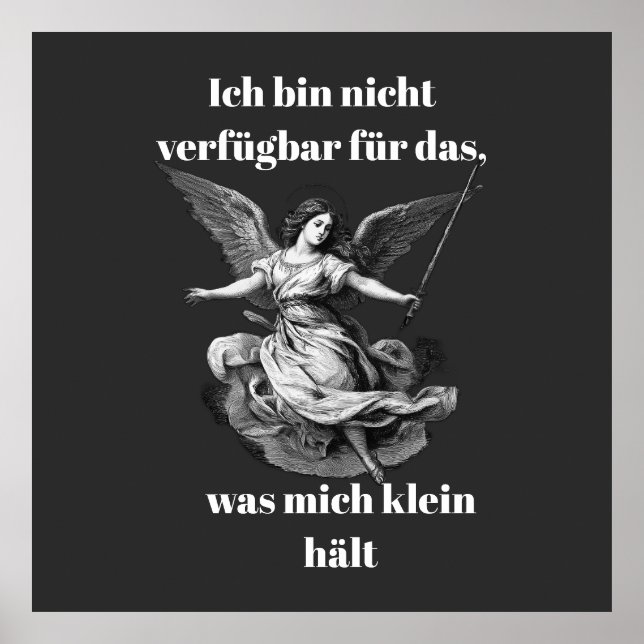 Póster Engel der Unverfügbarkeit  (Frente)