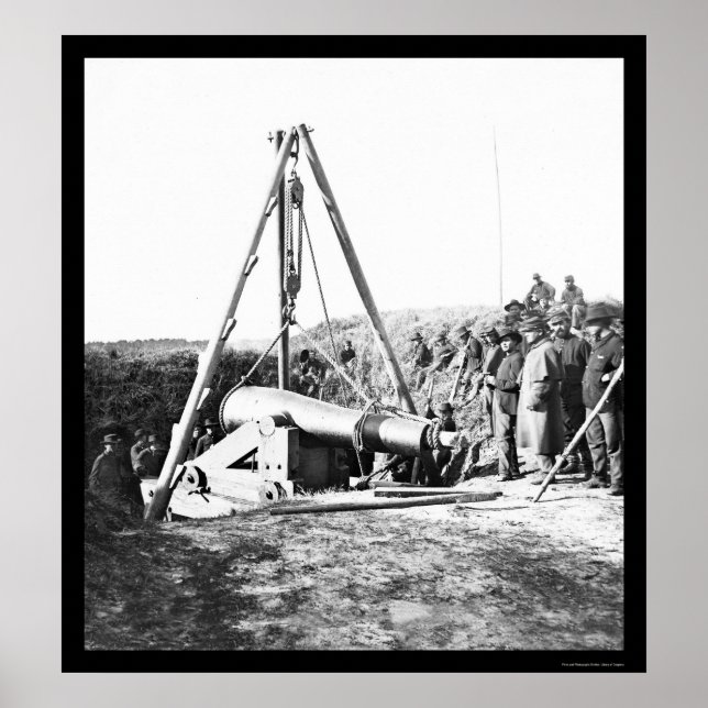 Póster Engineers Removing a Gun for General Sherman 1864 (Frente)