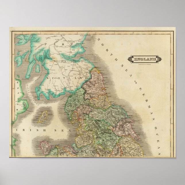 Póster England north (Frente)