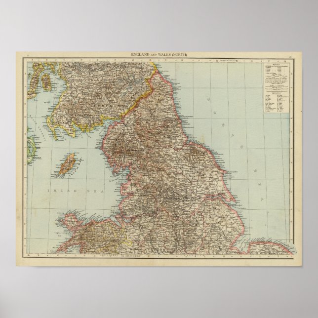 Póster England, Wales N (Frente)