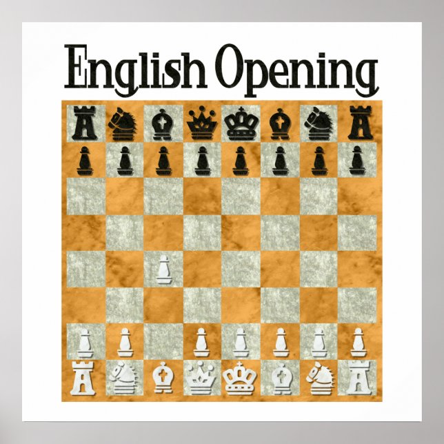 Póster English Opening (Frente)