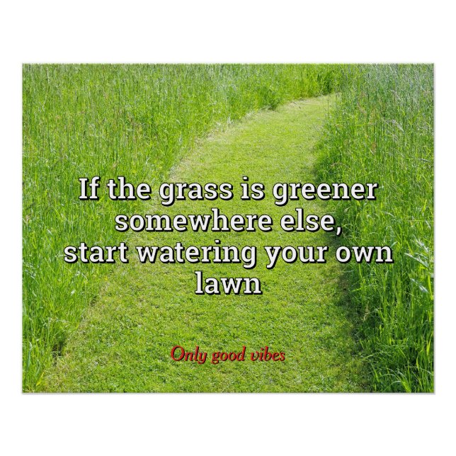 Póster English proverbs about own business (Anverso)