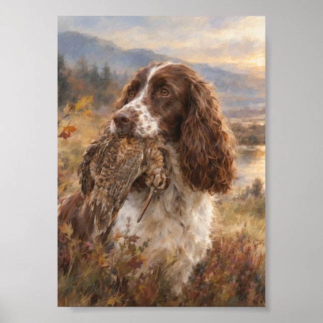 Póster English Springer Spaniel  (Frente)