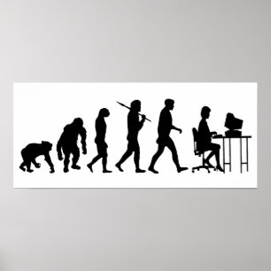 Póster Engranaje de las secretarias de los analistas del