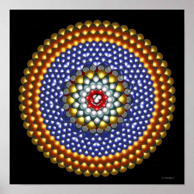 Póster Engranaje diferencial molecular (Frente)
