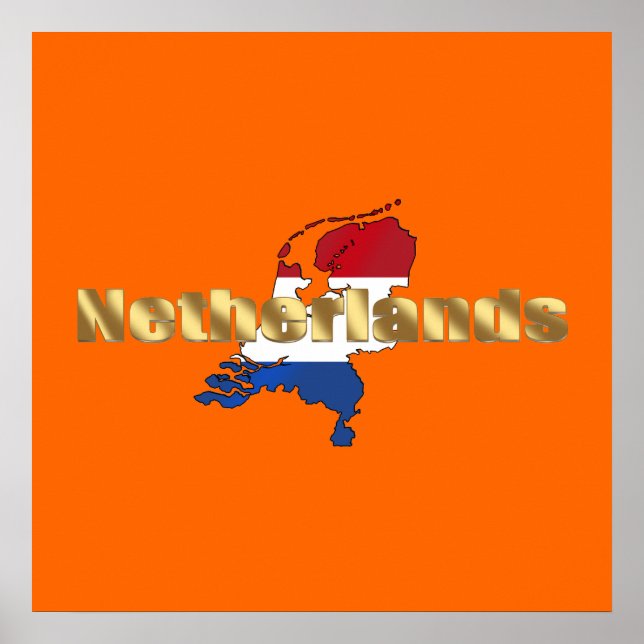 Póster Engranajes de registro de la bandera de los Países (Frente)