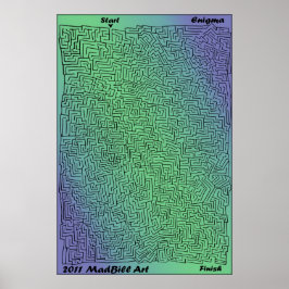 Póster Enigma Maze