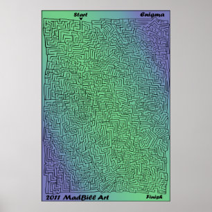 Póster Enigma Maze