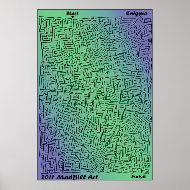 Póster Enigma Maze (Frente)