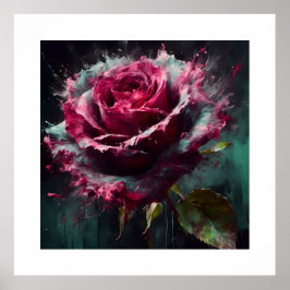 Póster Enigmatic Baccara Rosa