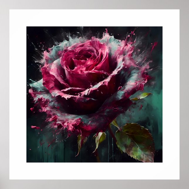 Póster Enigmatic Baccara Rosa (Frente)