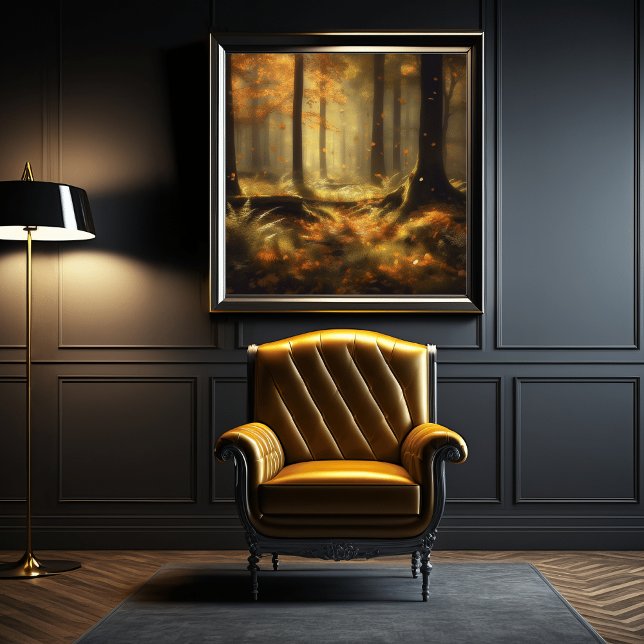 Póster "Enigmática Jungle Canopy - Mystical Yellow Plants (Subido por el creador)