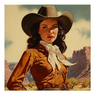 Póster Enigmática Prairie Elegance: Salvajes Susurros Occ