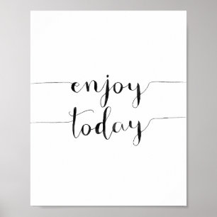 Póster Enjoy Today