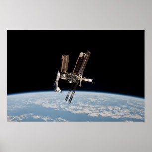 Póster Enlace Con La Estación Espacial Internacional