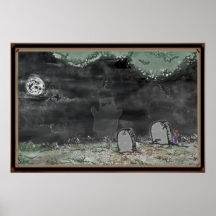 Póster Enmarcado Horizontal de Foto de Fantasma To