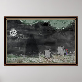 Póster enmarcado horizontal de foto de sombra espe