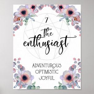 Póster Enneagram 7 El Entusiasta