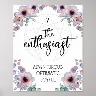 Póster Enneagram 7 El Entusiasta
