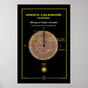 Póster Enoch Calendar Sundial