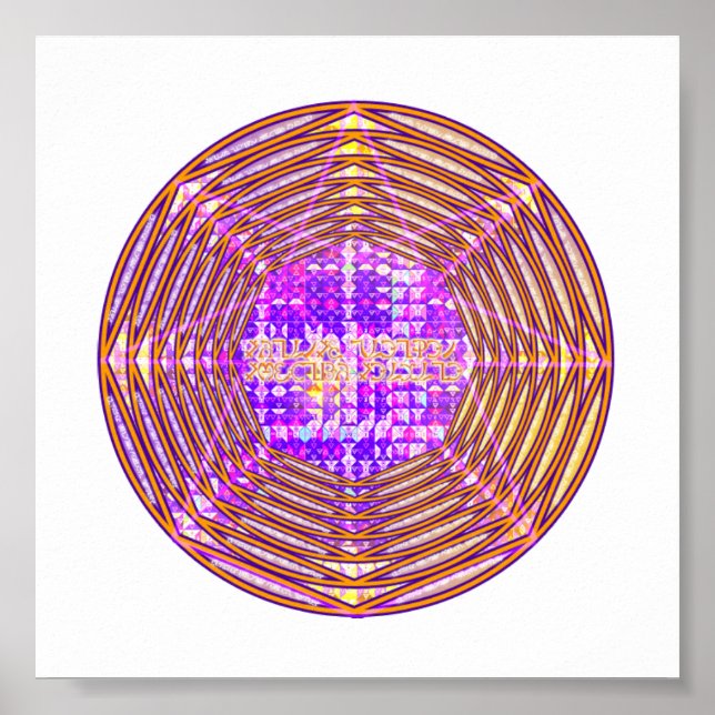 Póster Enochian Sigil Of Mercury (Frente)