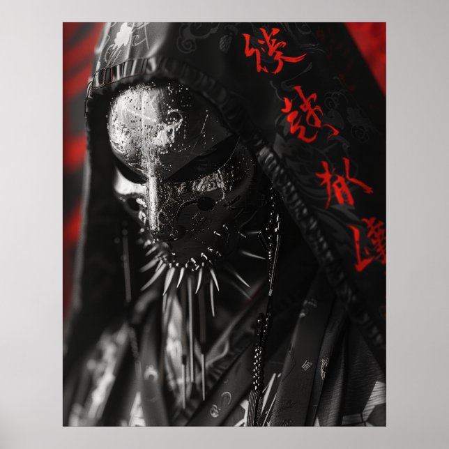 Póster Enojado Poster miembro del culto gótico (Frente)
