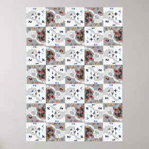 Póster Enorme Poster de los cerebros de Lotsa Math