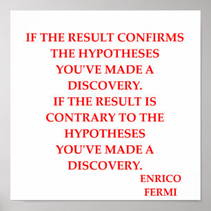 Póster enrico fermi