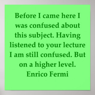 Póster enrico fermi cito