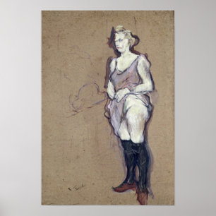 Póster Enrique de Toulouse-Lautrec el   la inspección