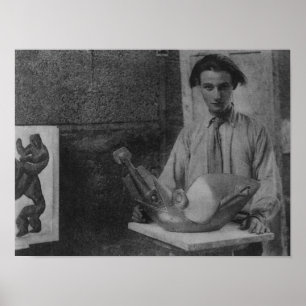 Póster Enrique Más llamativo-Brzeska
