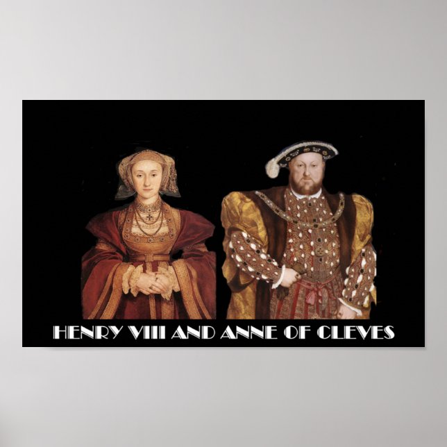 Póster Enrique VIII y Ana de Cleves (Frente)