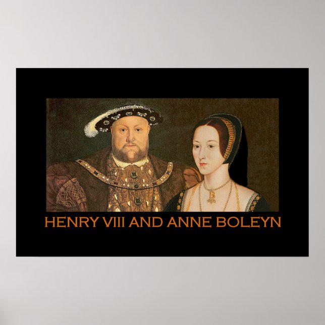Póster Enrique VIII y Anne Boleyn 2 (Frente)