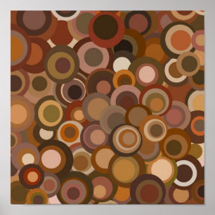 Póster enrrollado-retro-marrón