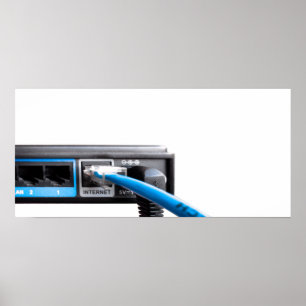 Póster enrutador Wi-Fi