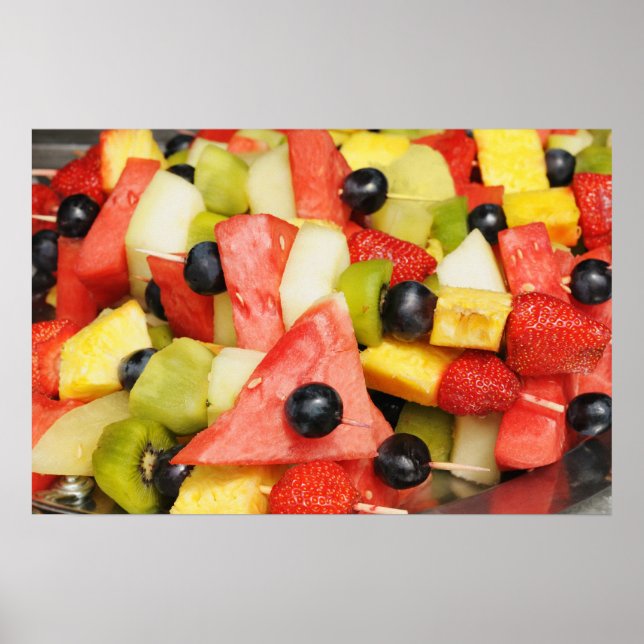 Póster Ensalada de fruta hermosa (Frente)
