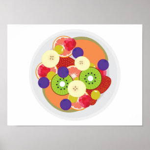 Póster Ensalada de Frutas