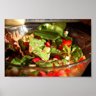 Póster Ensalada de jardín