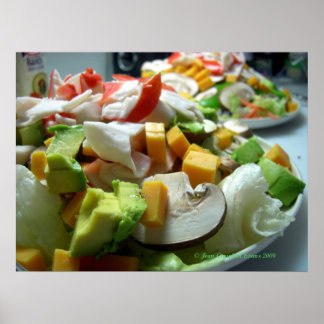 Póster Ensalada grave