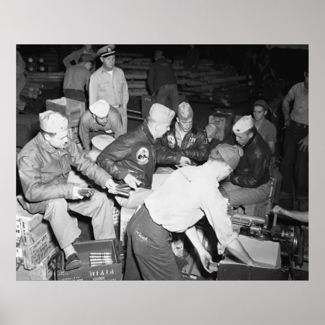 Póster Ensamblando la munición (Frente)