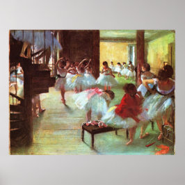 Póster Ensayo de ballet - Edgar Degas - 1880
