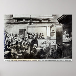 Póster Ensayo de Madeleine Smith, 1857