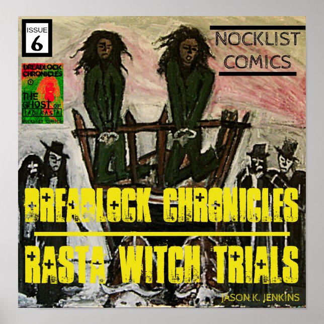 PÓSTER ENSAYOS DE RELOJ DE CHRONICLES RASTA WITCH (Frente)