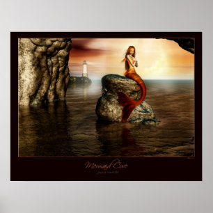 Póster Ensenada de la sirena