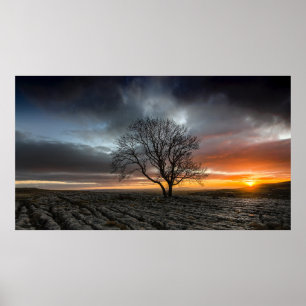 PÓSTER ENSENADA DE MALHAM, NORTH YORKSHIRE, REINO UNIDO