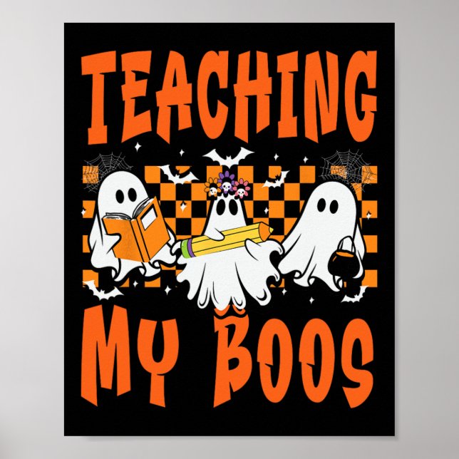 Póster Enseñando a mi profesor de abucheos educa a un mae (Frente)