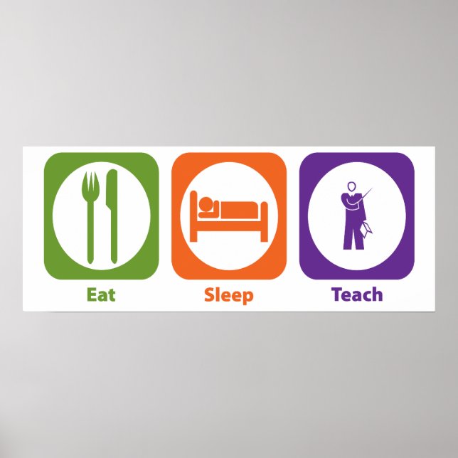 Póster Enseñanza de sueño (Frente)