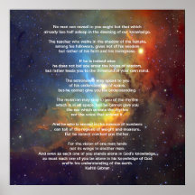 Enseñanza por Kahlil Gibran