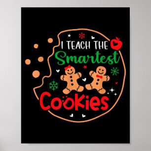 Póster Enseño a las galletas más inteligentes divertidas
