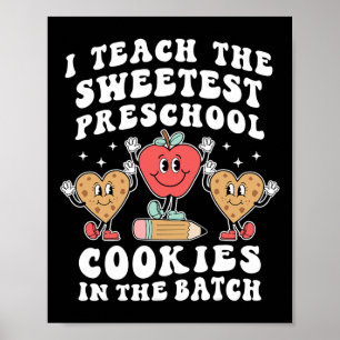 Póster Enseño El Mejor Profesor De Cocinas Preescolares V